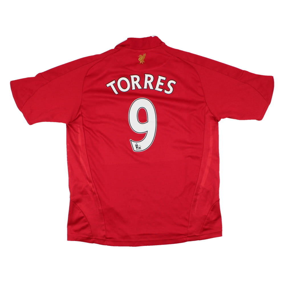 Liverpool 2008-10 Home Shirt Torres #9 (Very Good) L – Classic Football Kit