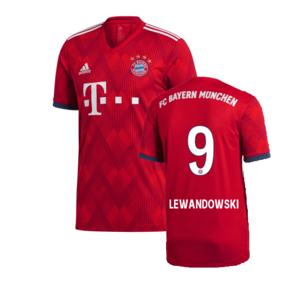 2018-19 Bayern Munich Away Shirt Lewandowski #9 - Excellent 9/10 - (M)