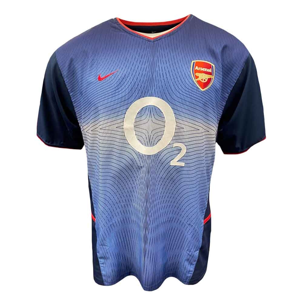 2002-2003 Arsenal Away Shirt (Bergkamp #10) (Excellent)_2