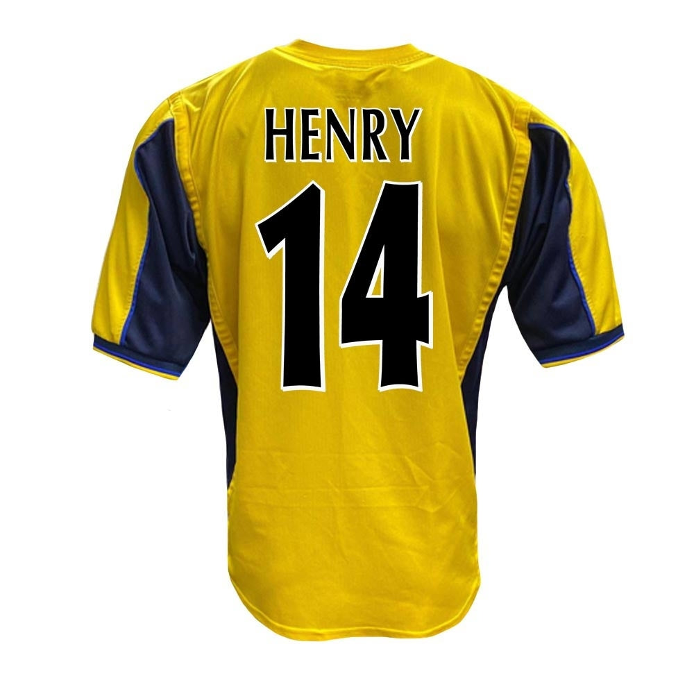 1999-2000 Arsenal Away Shirt (Henry #14) (Good)_0