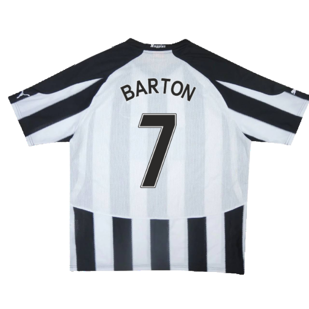 2010-2011 Newcastle Home Shirt (M) (Excellent) (Barton 7)_1