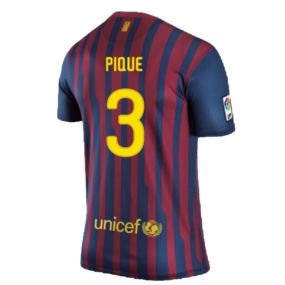 Barcelona 2011-12 Home Shirt (L) (Very Good) (Pique 3)_1