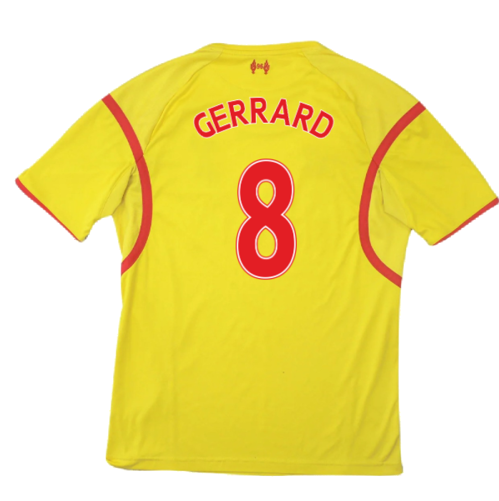 2014-15 Liverpool Warrior Away Shirt (Mint) (GERRARD 8)_1