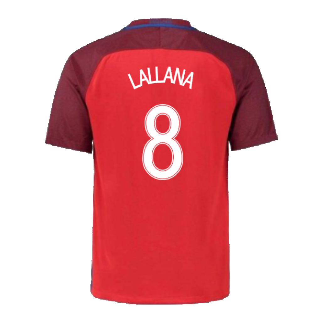 England 2016-17 Away Football Shirt (XL.Boys) (Excellent) (Lallana 8)_1