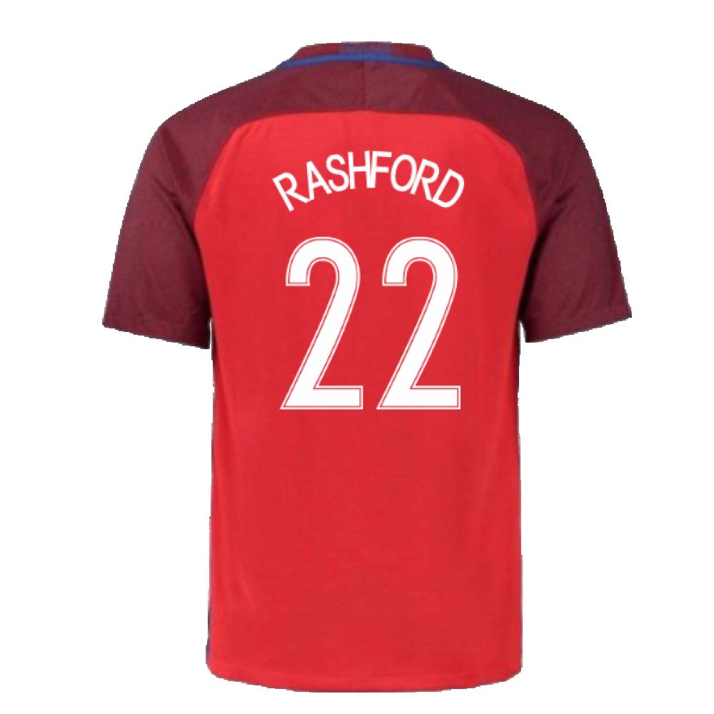 England 2016-17 Away Football Shirt (XL.Boys) (Excellent) (Rashford 22)_1