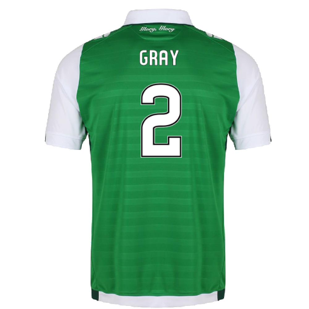 2017-18 Hibernian Home Shirt (XL) (Excellent) (Gray 2)_1