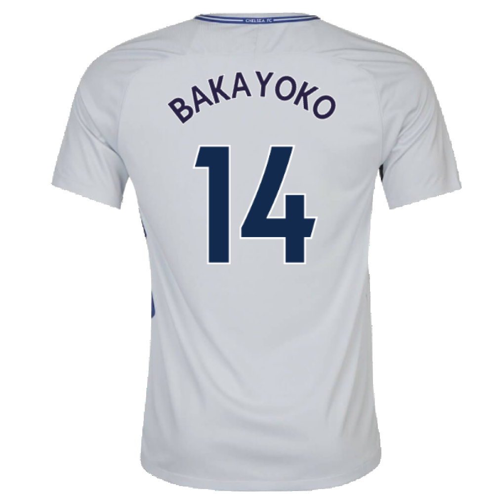 2017-2018 Chelsea Away Nike Ladies Shirt (Womens L) (Mint) (Bakayoko 14)_1