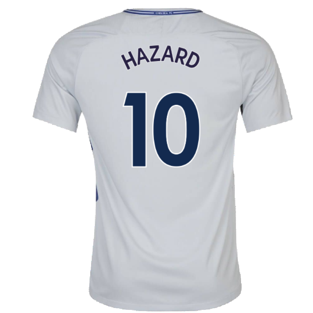 2017-2018 Chelsea Away Nike Ladies Shirt (Womens L) (Mint) (Hazard 10)_1