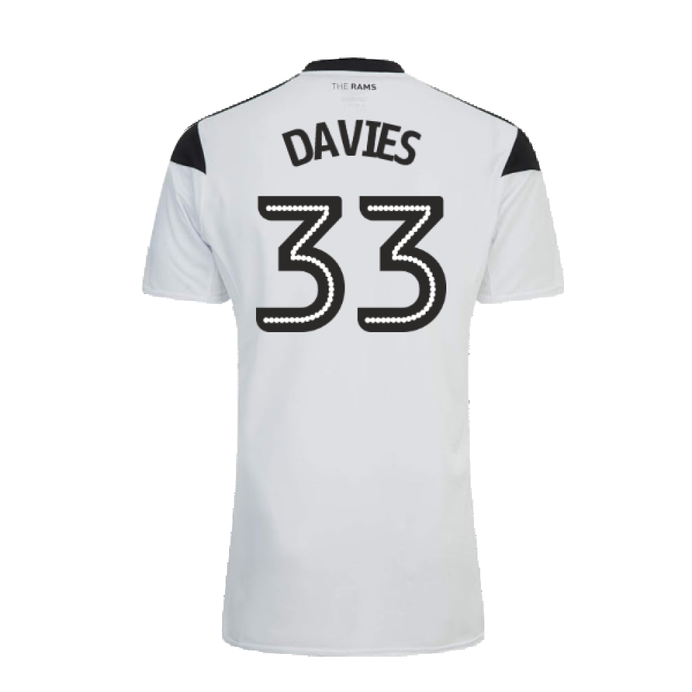 2017-2018 Derby County Home Football Shirt (XL) (Good) (Davies 33)_1