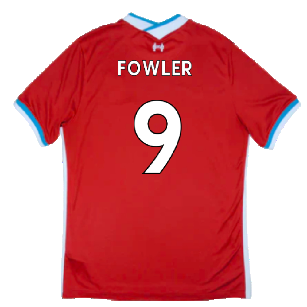 2020-2021 Liverpool Home Shirt (M) (Fair) (FOWLER 9)_1