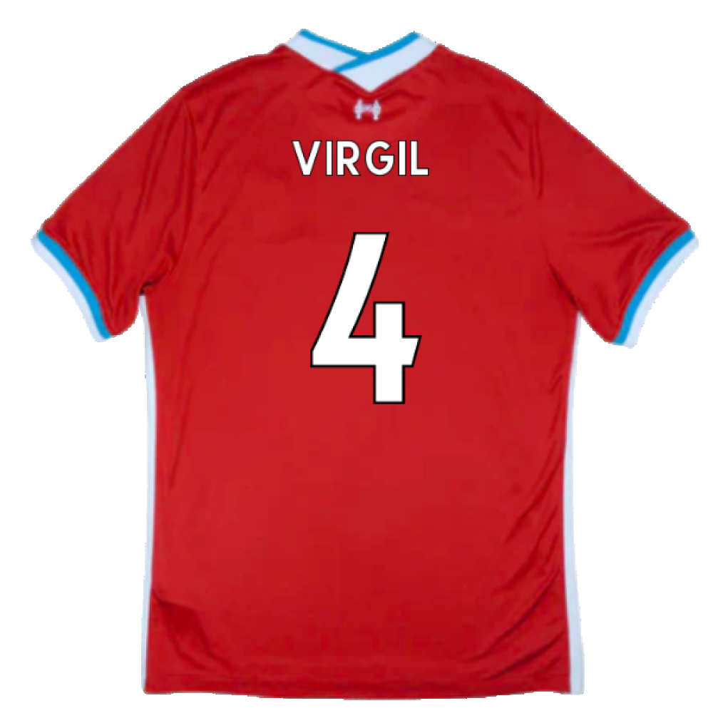 2020-2021 Liverpool Home Shirt (M) (Fair) (VIRGIL 4)_1