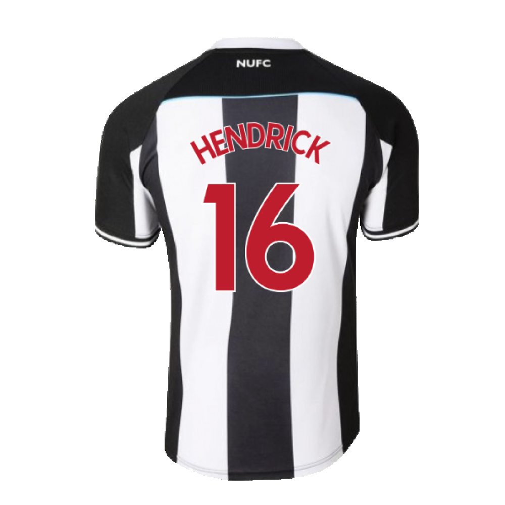 2021-2022 Newcastle United Home Shirt (XXL) (Very Good) (HENDRICK 16)_1