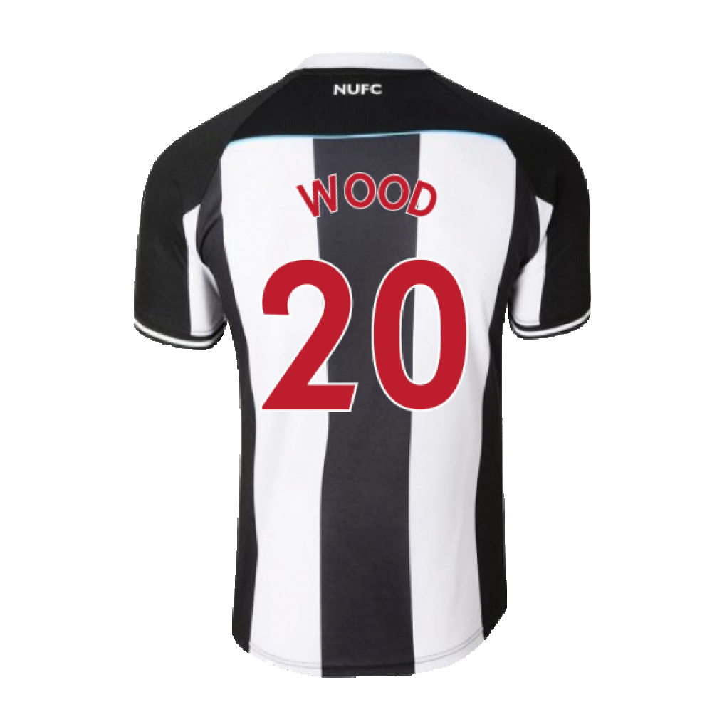 2021-2022 Newcastle United Home Shirt (M) (Mint) (WOOD 20)_1