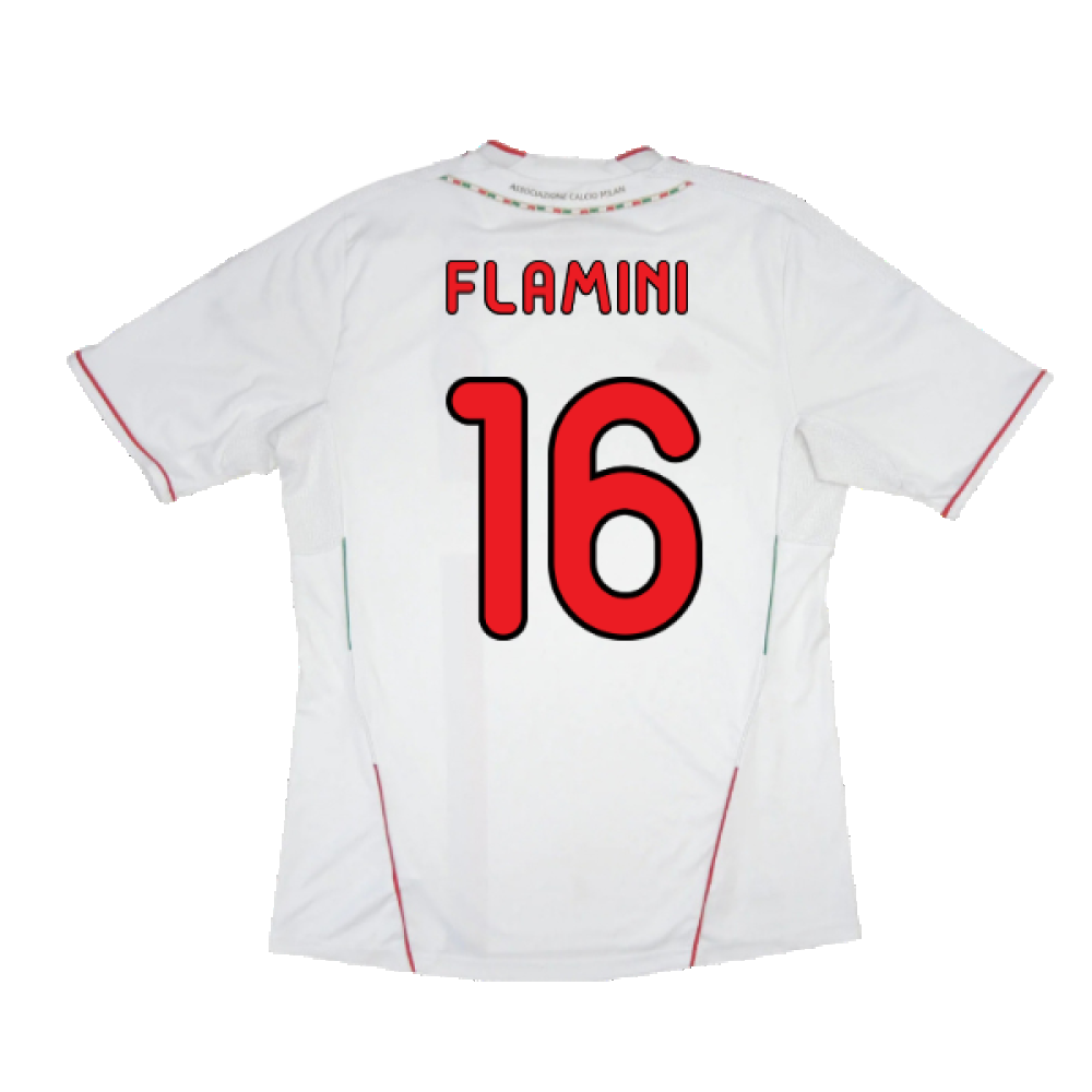 AC Milan 2011-12 Away Shirt (XXL) (Good) (Flamini 16)_1