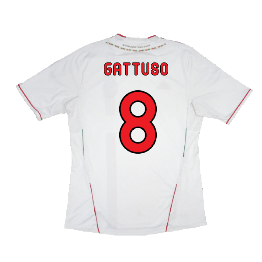 AC Milan 2011-12 Away Shirt (XXL) (Good) (Gattuso 8)_1