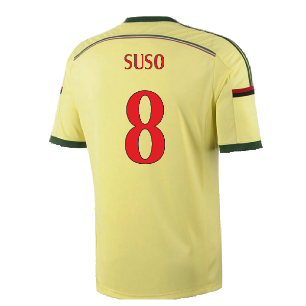 AC Milan 2014-15 Third Shirt (XL) (Very Good) (Suso 8)_1