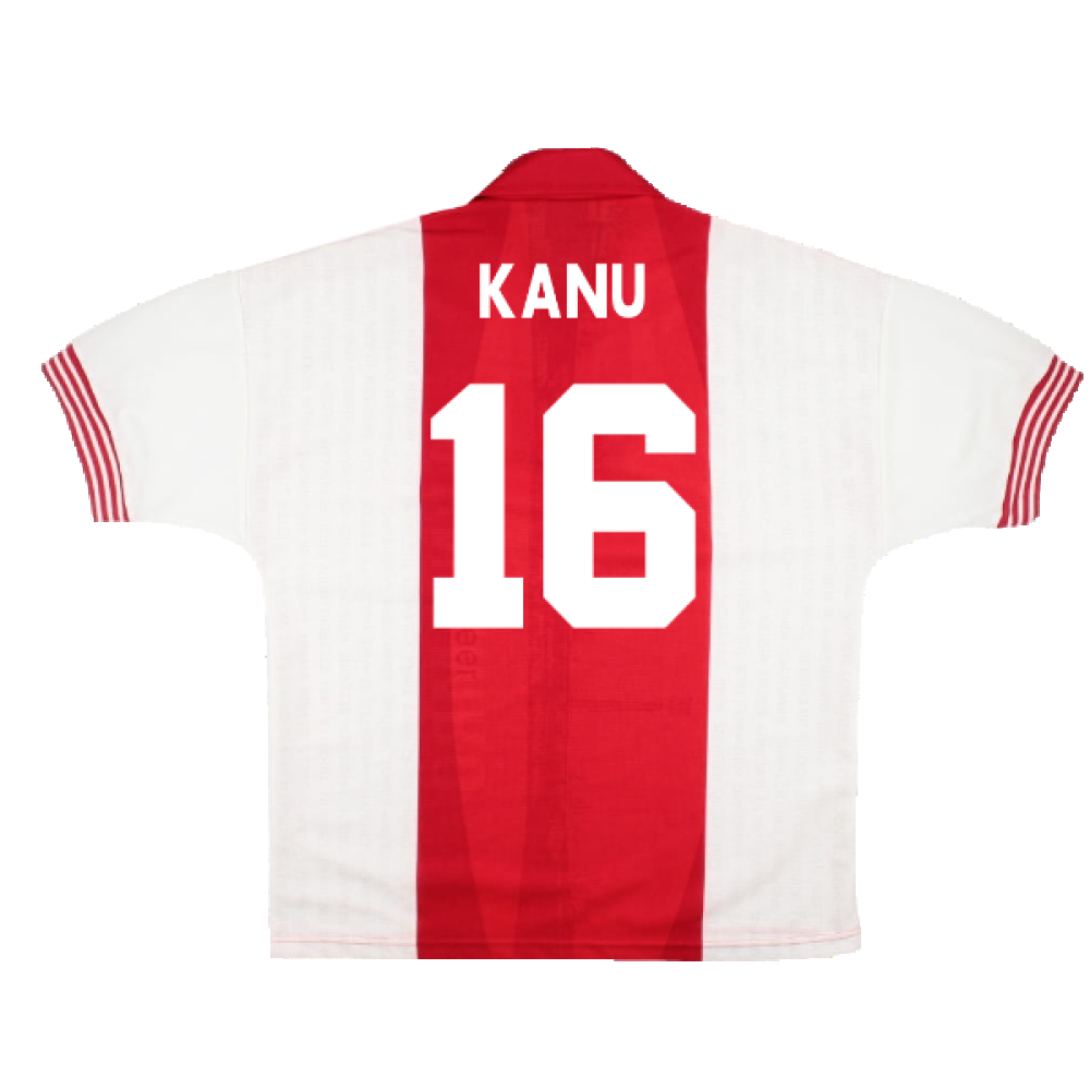 Ajax 1995-96 Special Home Shirt (M) (Excellent) (Kanu 16)_1