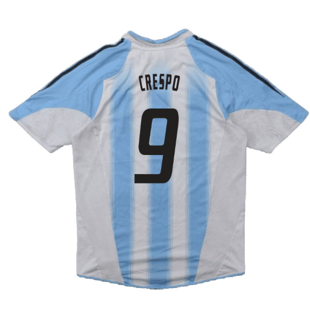 Argentina 2004-06 Home Shirt (S) (Good) (CRESPO 9)_1