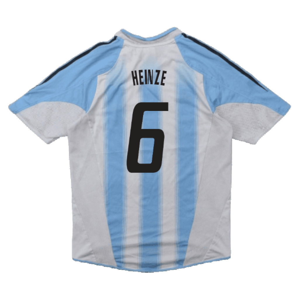 Argentina 2004-06 Home Shirt (S) (Good) (Heinze 6)_1