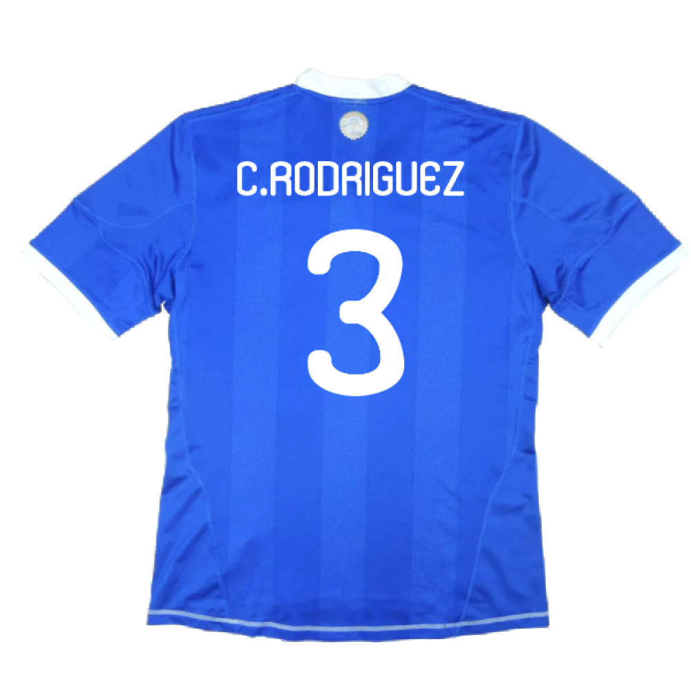 Argentina 2010-11 Away Shirt (M) (Excellent) (C.Rodriguez 3)_1