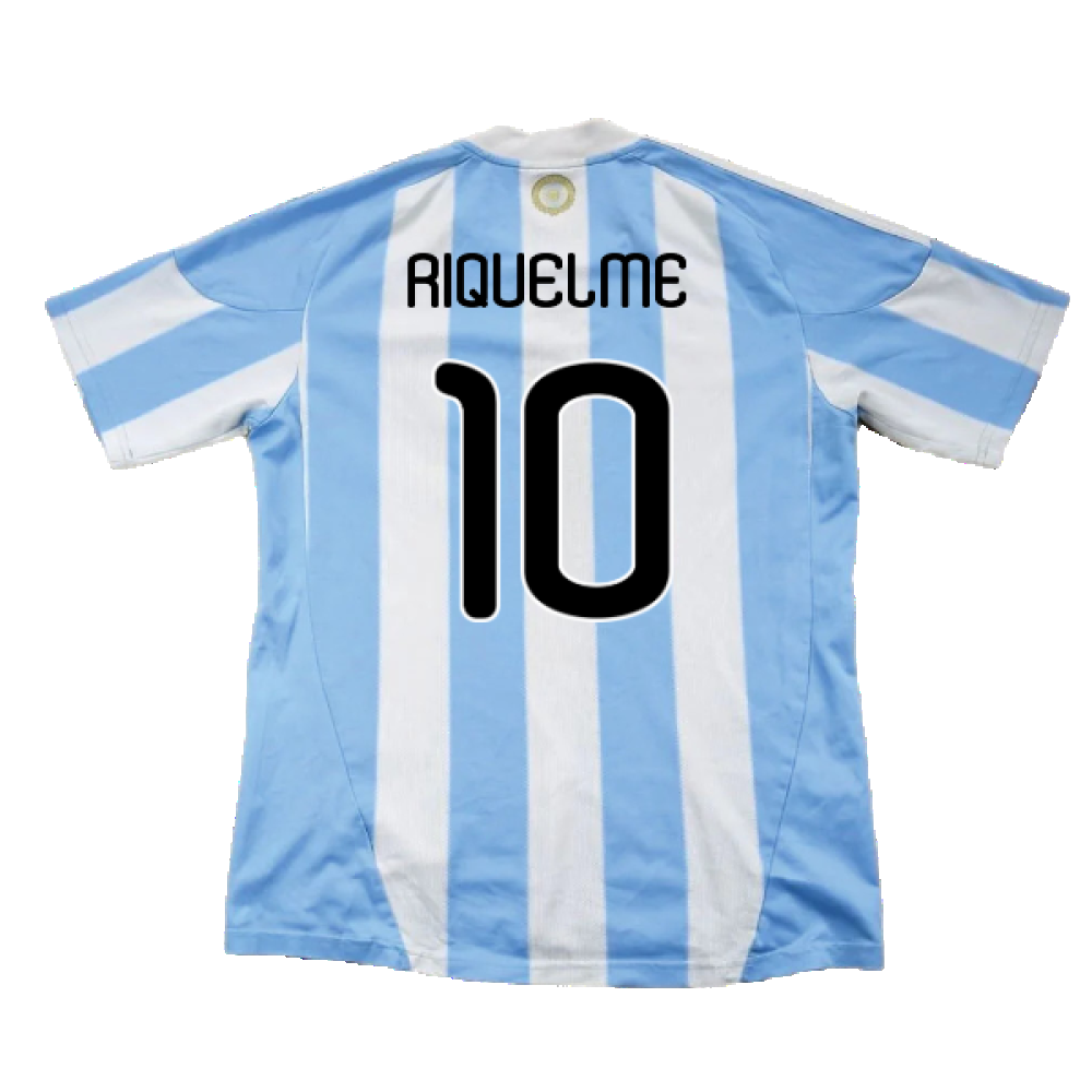 Argentina 2010-11 Home Shirt (Excellent) (Riquelme 10)_1