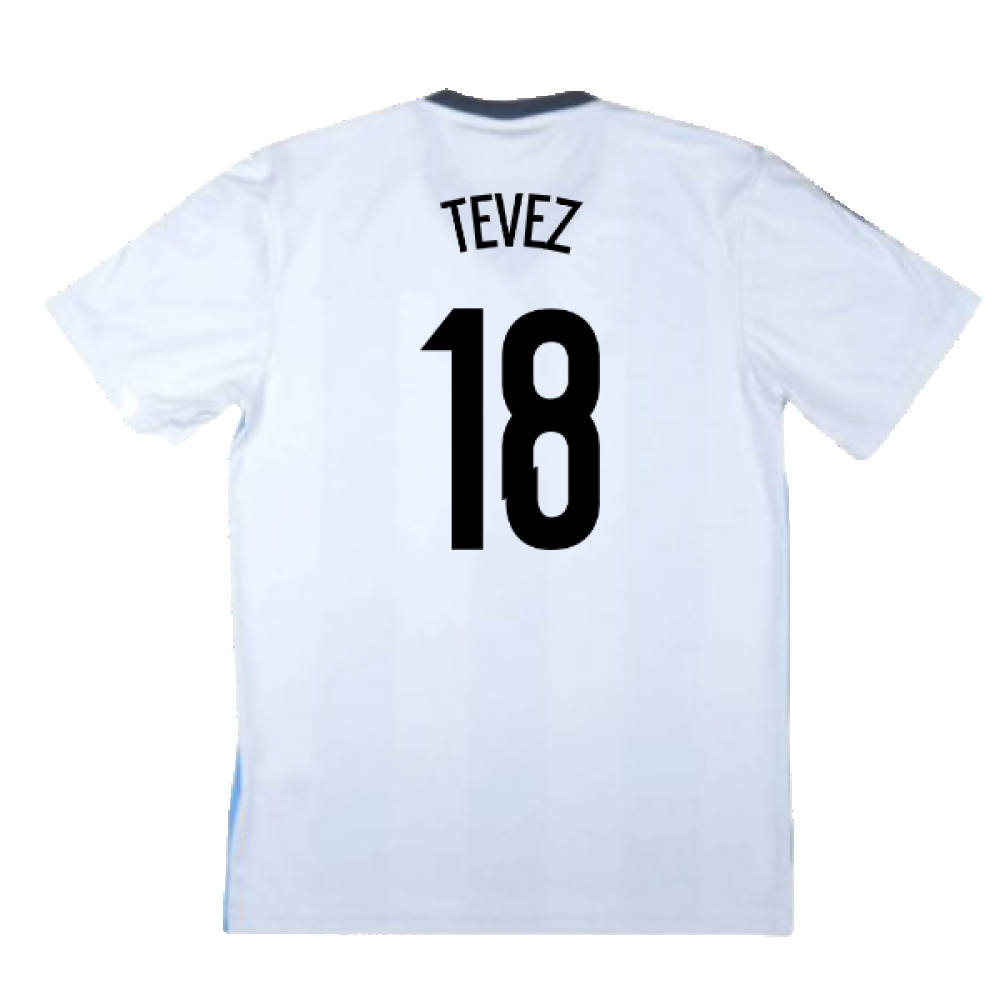 Argentina 2013-15 Basic Home Shirt (Very Good) (Tevez 18)_1