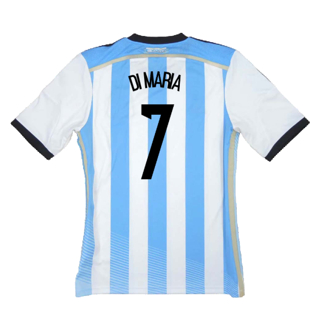 Argentina 2014-15 Home Shirt (L) (Mint) (Di Maria 7)_1