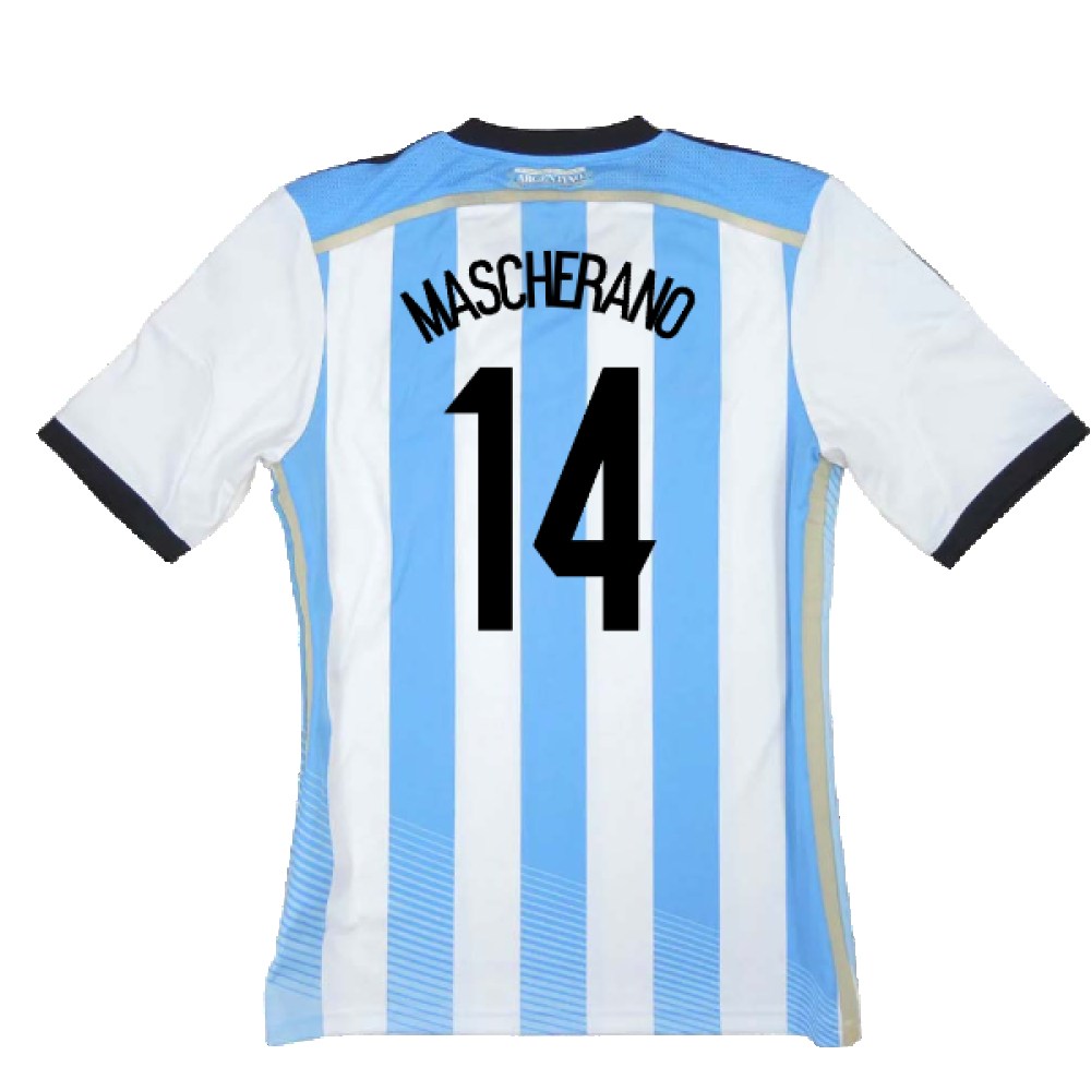 Argentina 2014-15 Home Shirt (XL) (Very Good) (Mascherano 14)_1