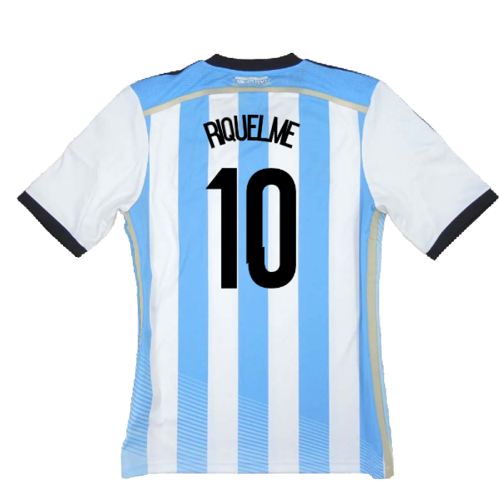 Argentina 2014-15 Home Shirt (XL) (Very Good) (Riquelme 10)_1