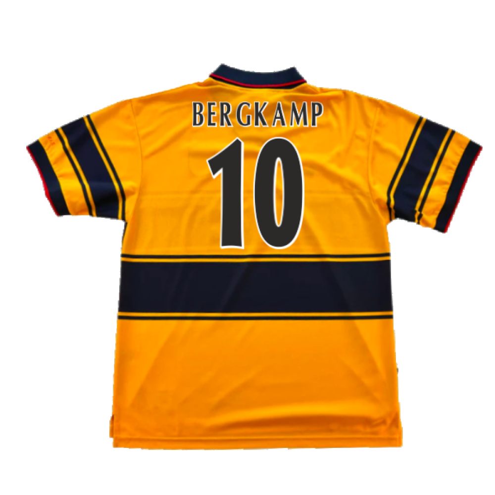 Arsenal 1997-99 Away Shirt (Excellent) (Bergkamp 10)_1