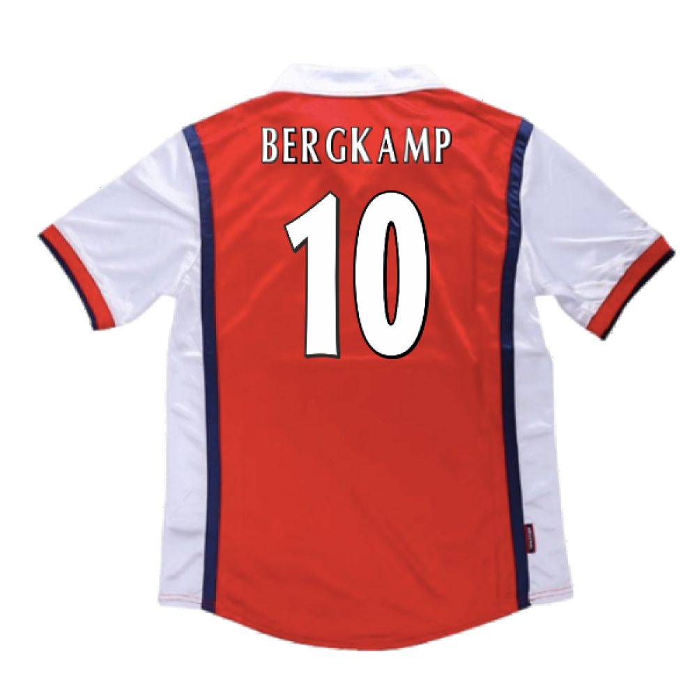 Arsenal 1998-99 Home Shirt (2XL) (Good) (Bergkamp 10)_1