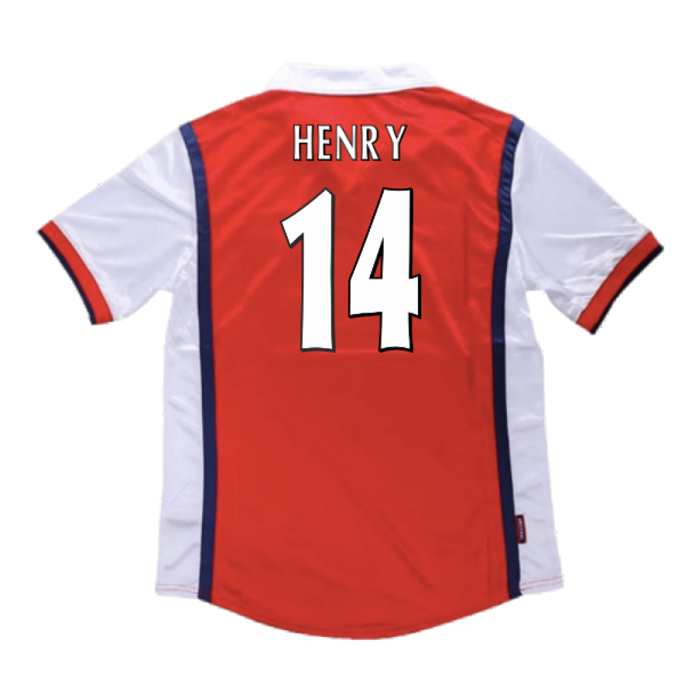 Arsenal 1998-99 Home Shirt (2XL) (Good) (Henry 14)_1