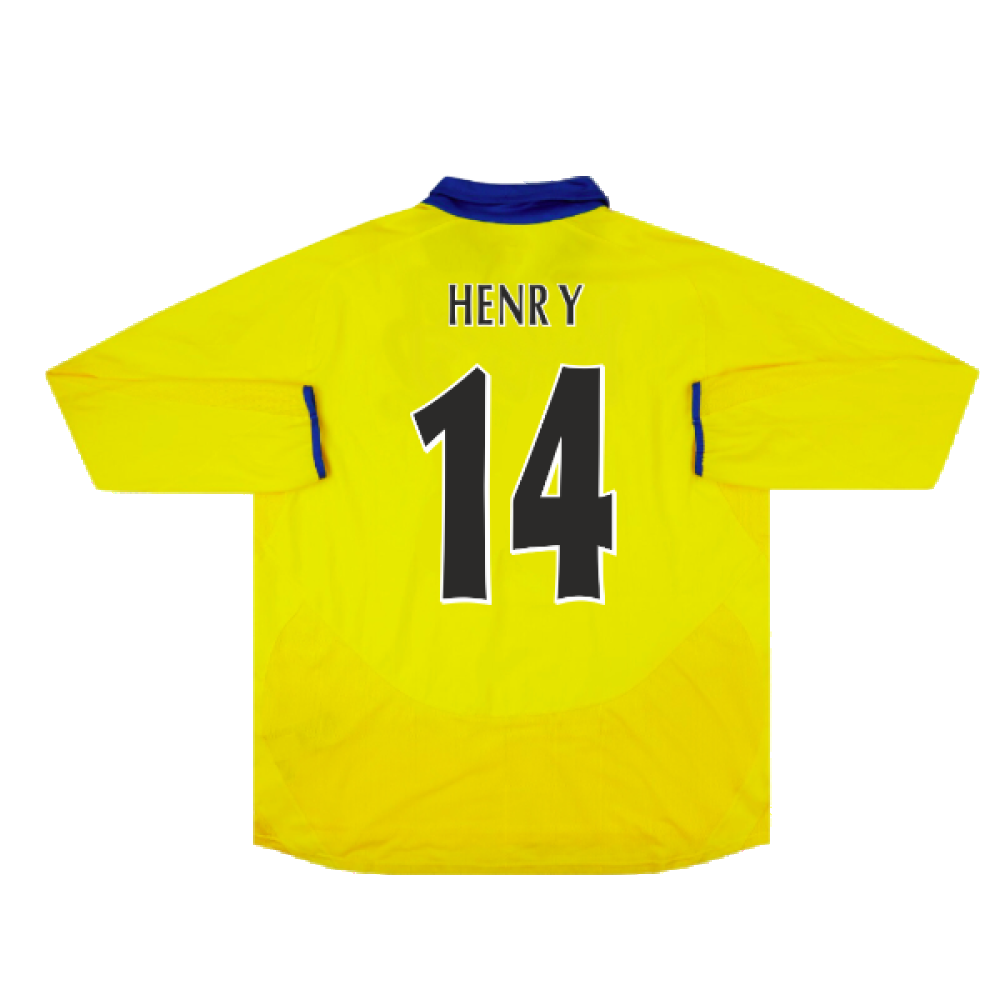 Arsenal 2003-05 Long Sleeve Away Shirt (Excellent) (Henry 14)_1