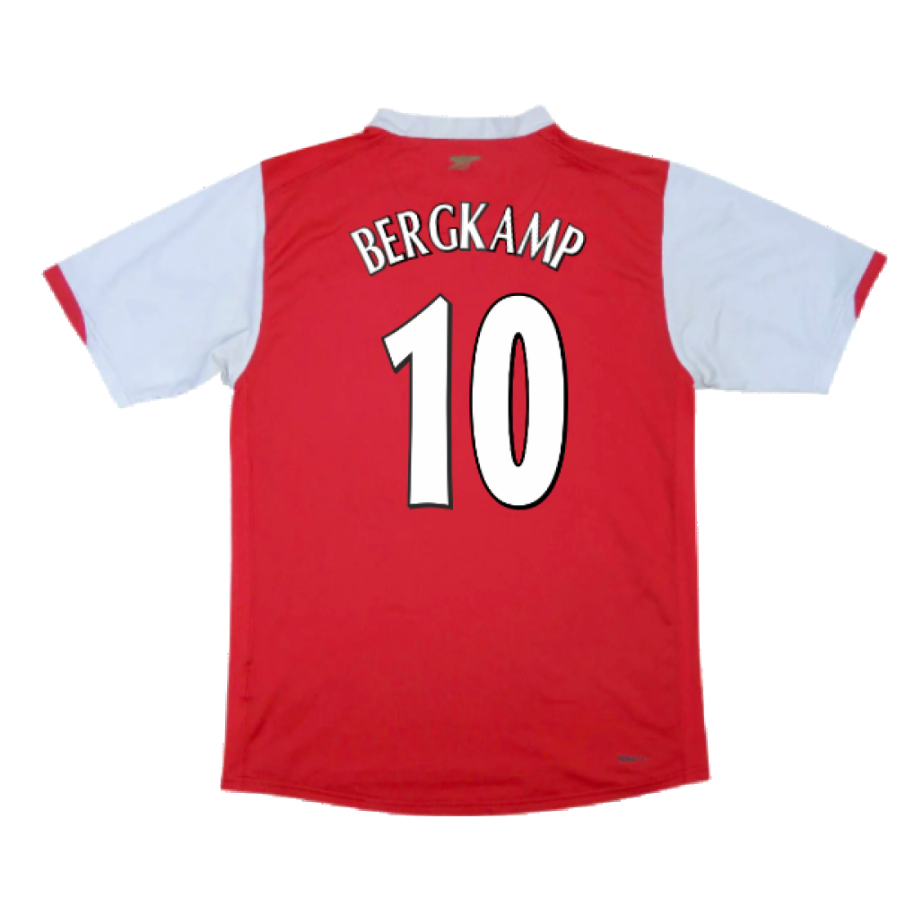 Arsenal 2006-08 Home Shirt (XL) (Excellent) (Bergkamp 10)_1