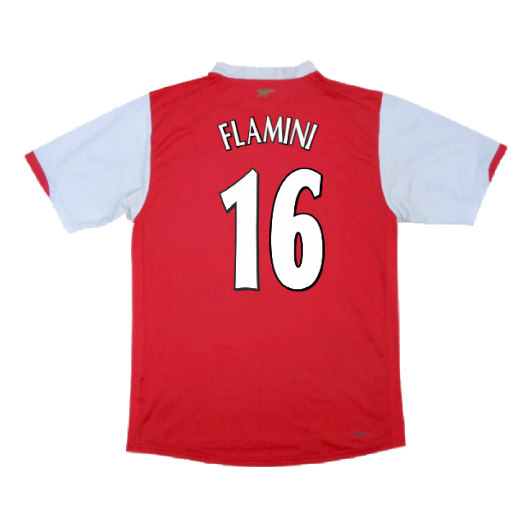 Arsenal 2006-08 Home Shirt (XL) (Excellent) (Flamini 16)_1