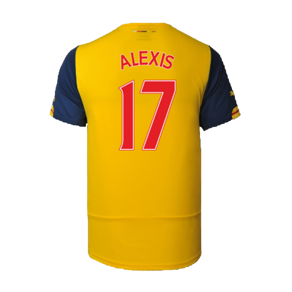 Arsenal 2014-15 Away Shirt (M) (Excellent) (Alexis 17)_1