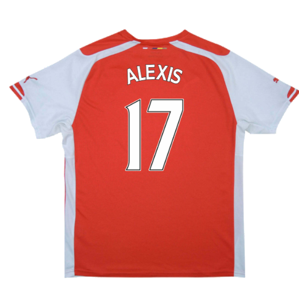 Arsenal 2014-15 Home Shirt (M) (Excellent) (Alexis 17)_1