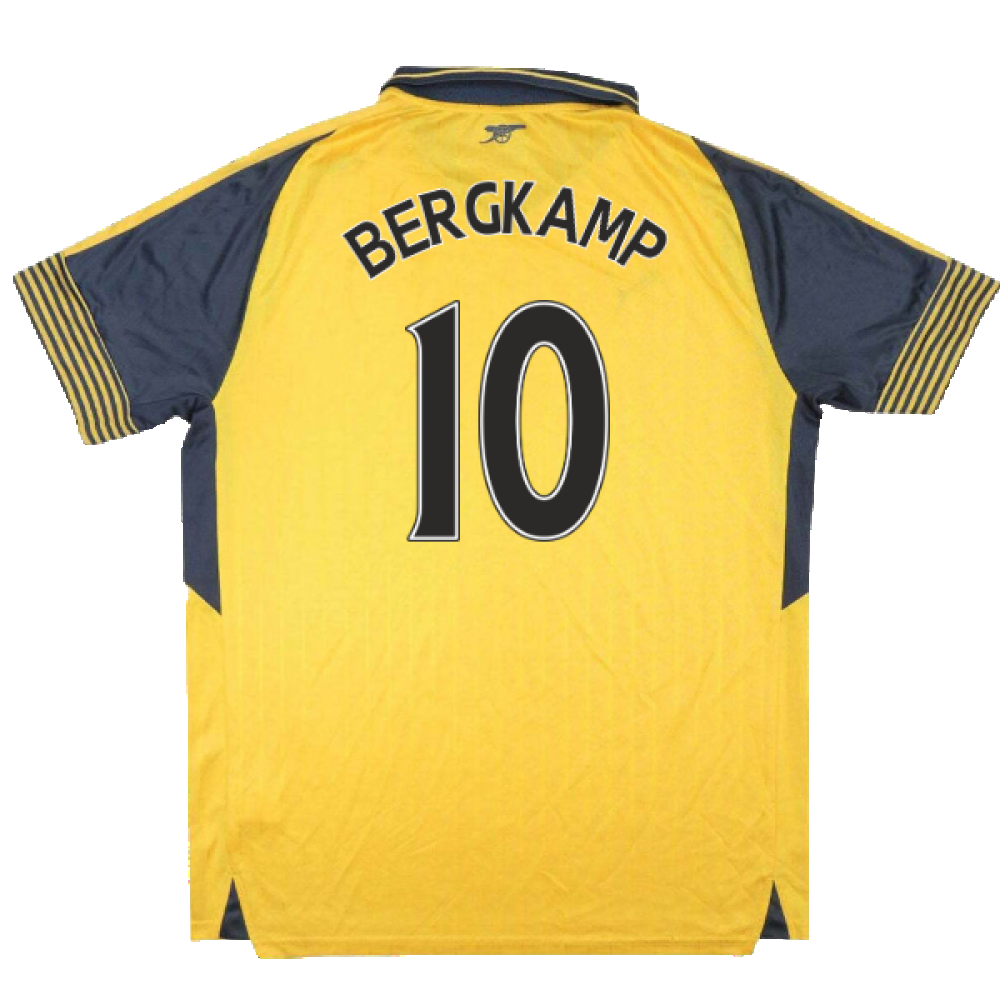 Arsenal 2016-17 Away Shirt (XL) (Excellent) (BERGKAMP 10)_1