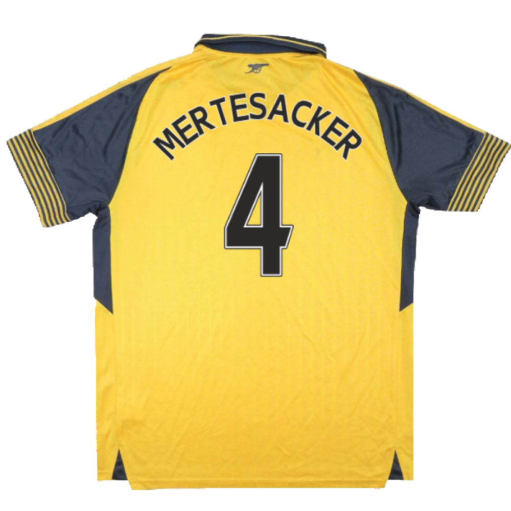 Arsenal 2016-17 Away Shirt (XL) (Excellent) (Mertesacker 4)_1