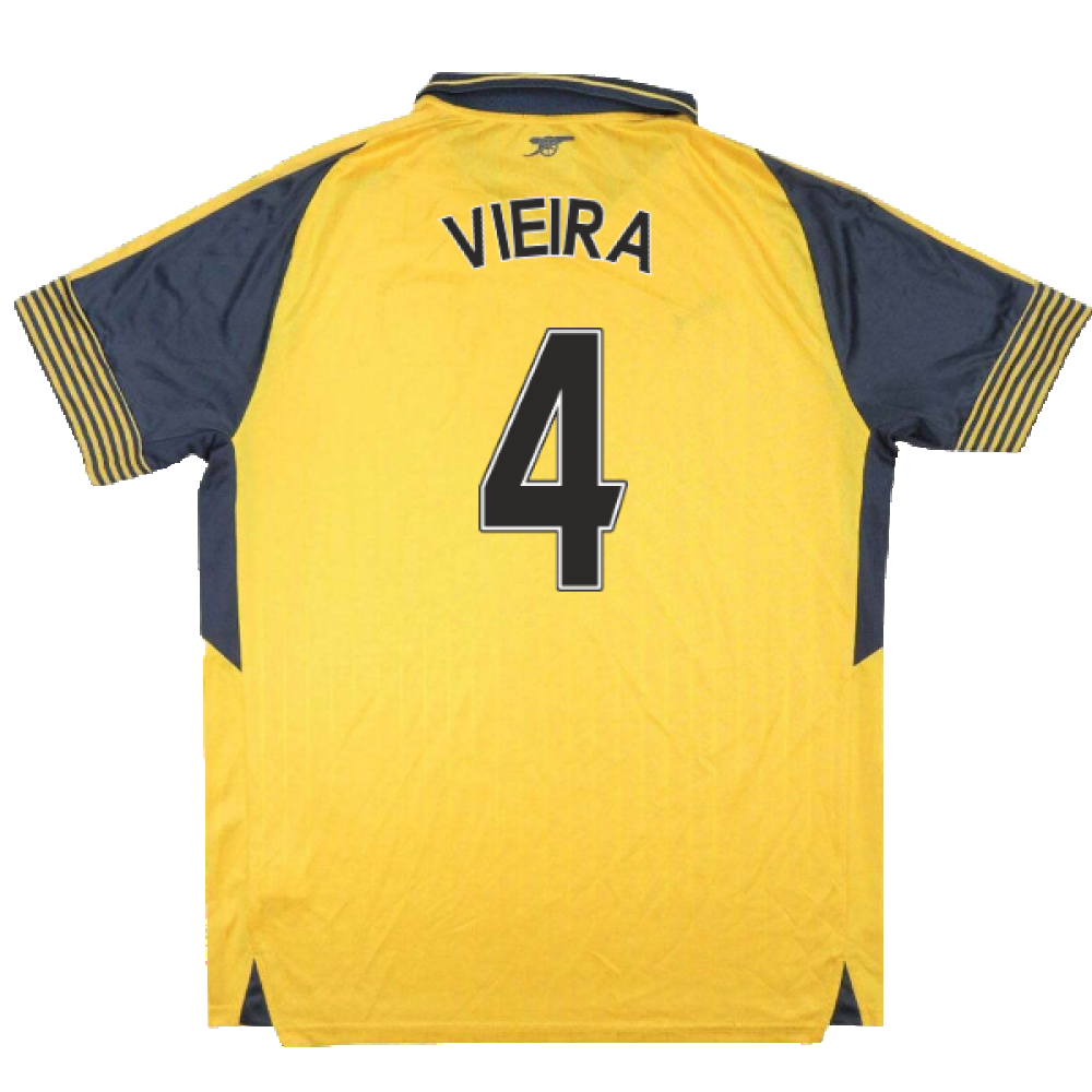 Arsenal 2016-17 Away Shirt (XS) (Mint) (Vieira 4)_1