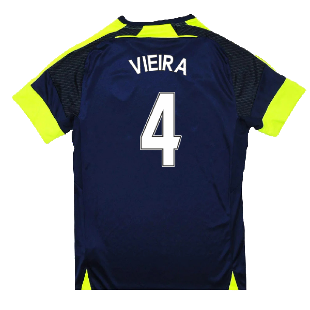 Arsenal 2016-17 Third Shirt (XS) (Mint) (Vieira 4)_1