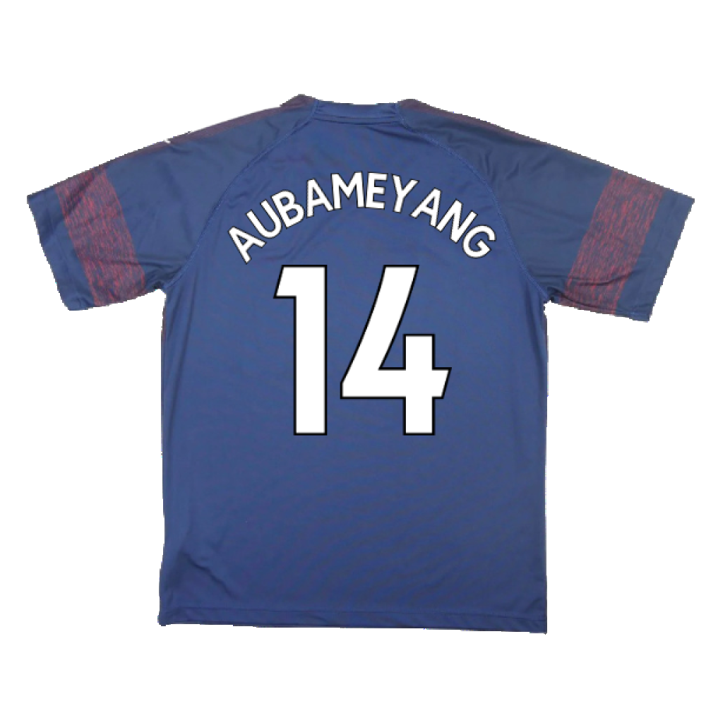 Arsenal 2018-19 Away Shirt (S) (Excellent) (Aubameyang 14)_1