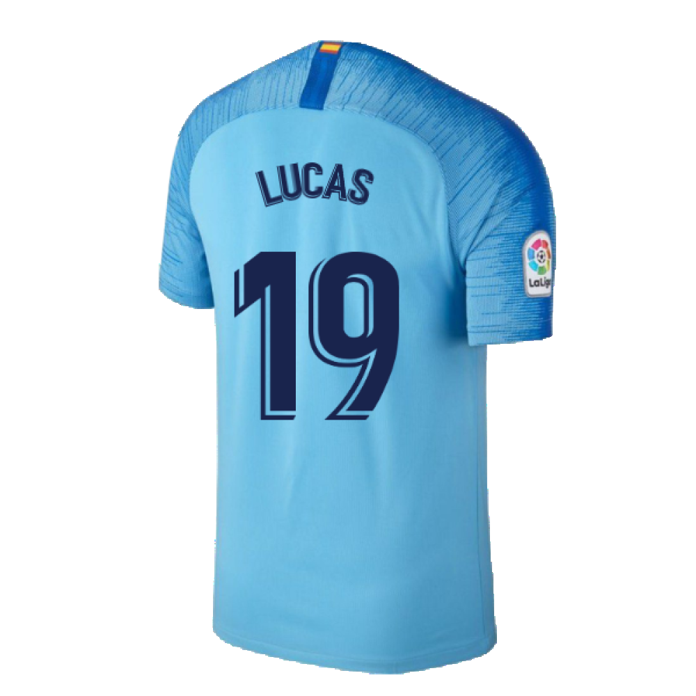 Atletico Madrid 2018-19 Away Shirt (M) (Good) (Lucas 19)_1