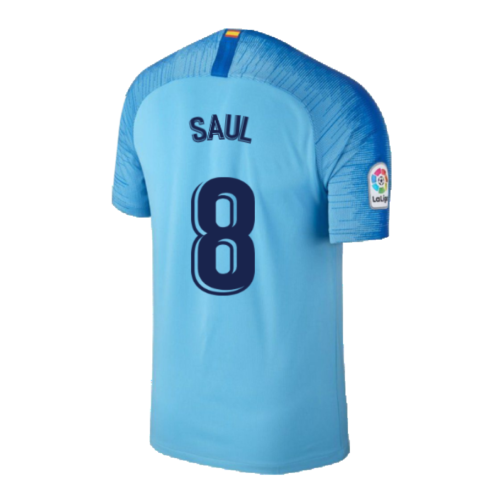 Atletico Madrid 2018-19 Away Shirt (M) (Good) (Saul 8)_1