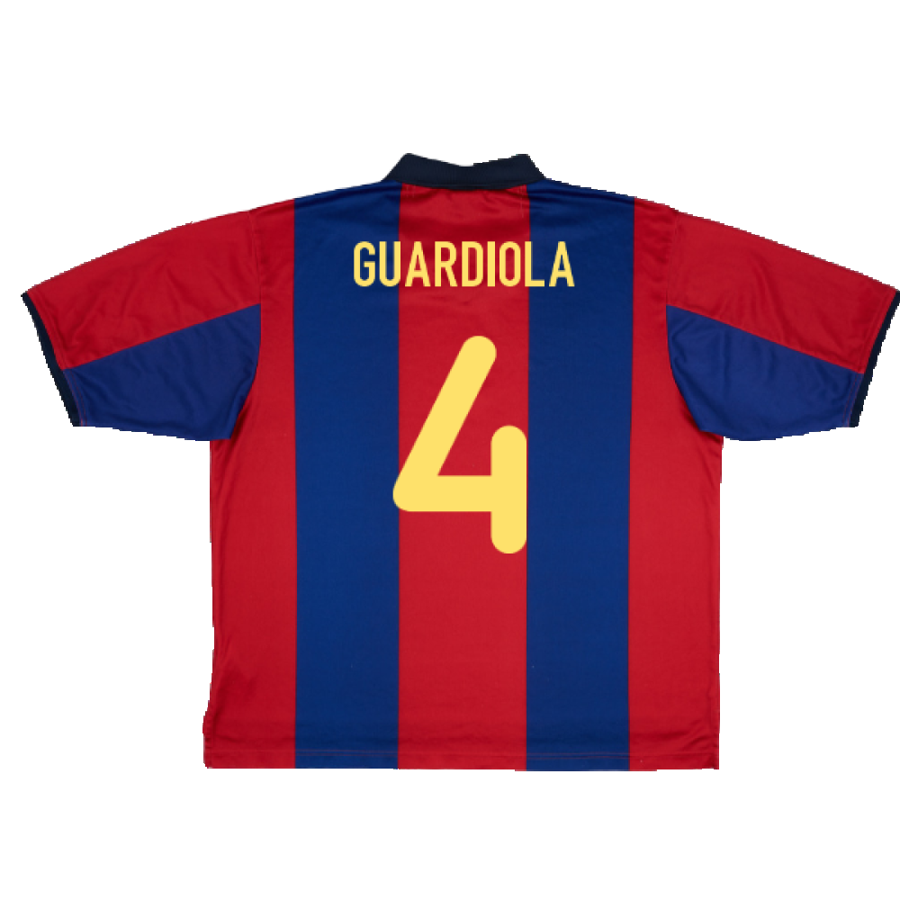 Barcelona 2000-01 Home Shirt (XL) (Very Good) (Guardiola 4)_1