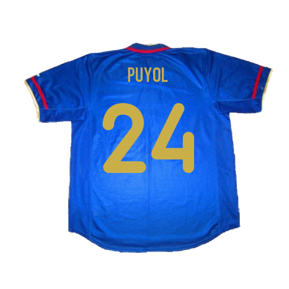 Barcelona 2001-02 Third Shirt (M) (Fair) (Puyol 24)_1