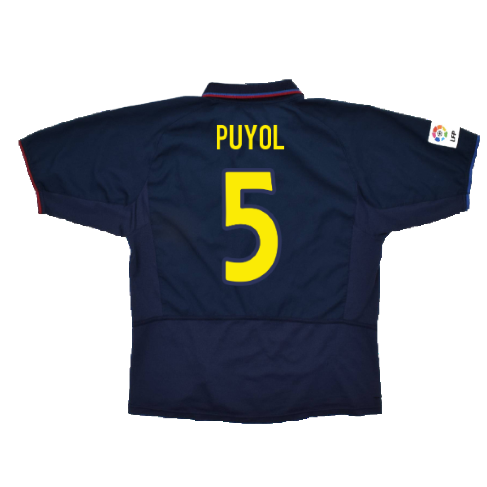 Barcelona 2002-04 Away (Excellent) (Puyol 5)_1