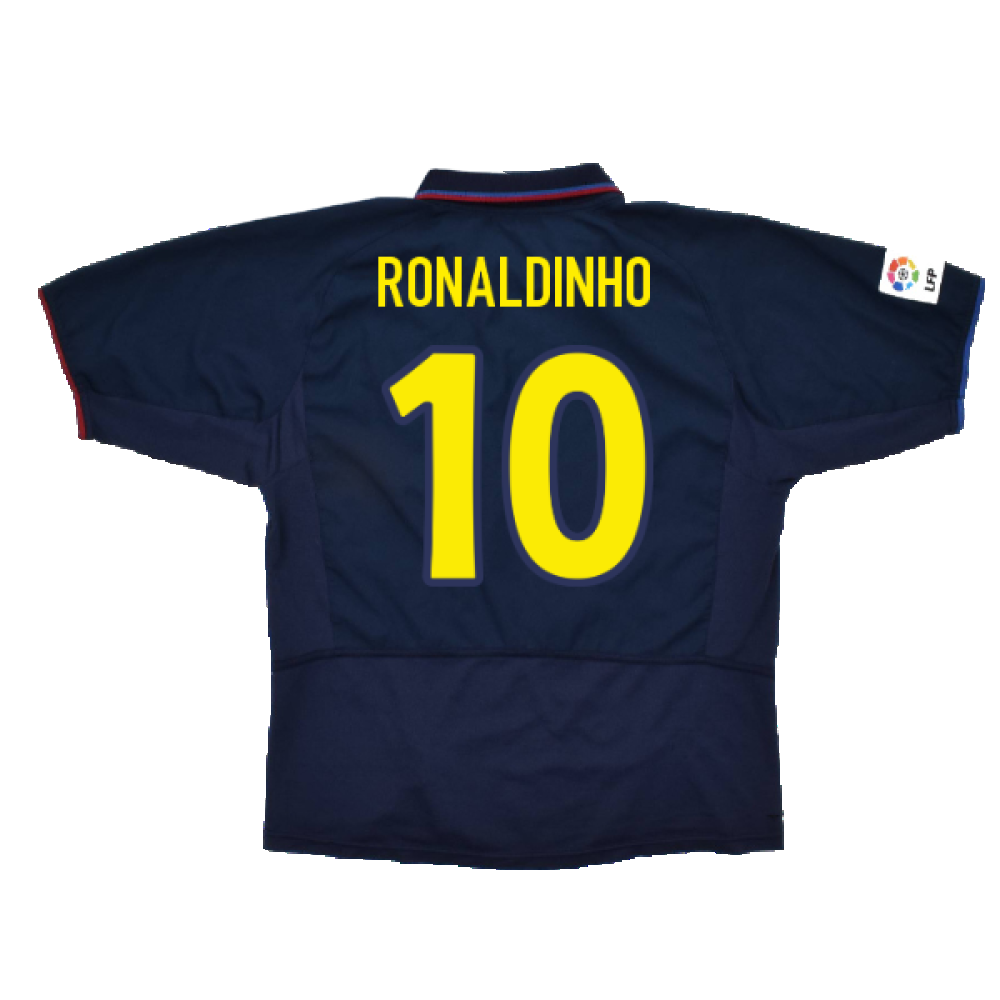 Barcelona 2002-04 Away (Excellent) (Ronaldinho 10)_1