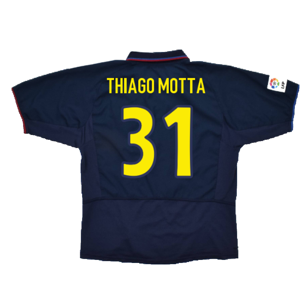 Barcelona 2002-04 Away (Excellent) (Thiago Motta 31)_1