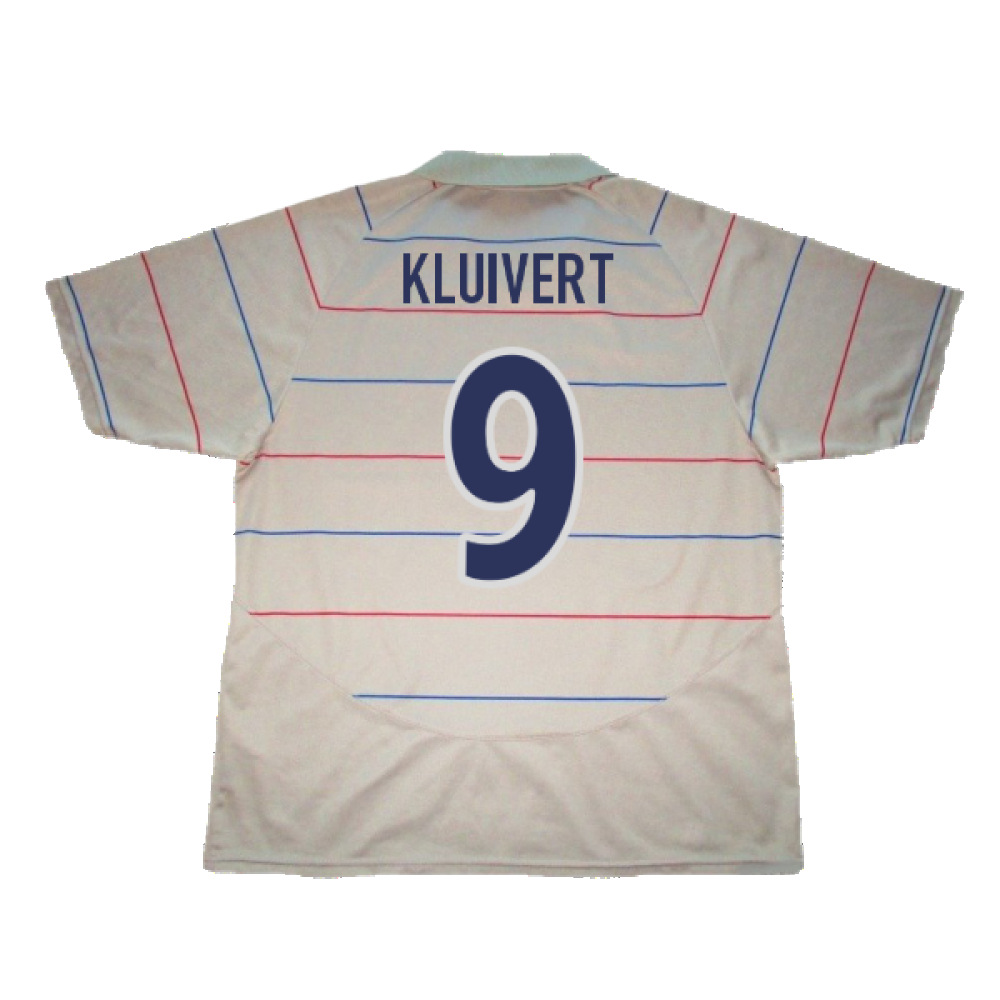 Barcelona 2003-04 Away Shirt (L) (Very Good) (Kluivert 9)_1